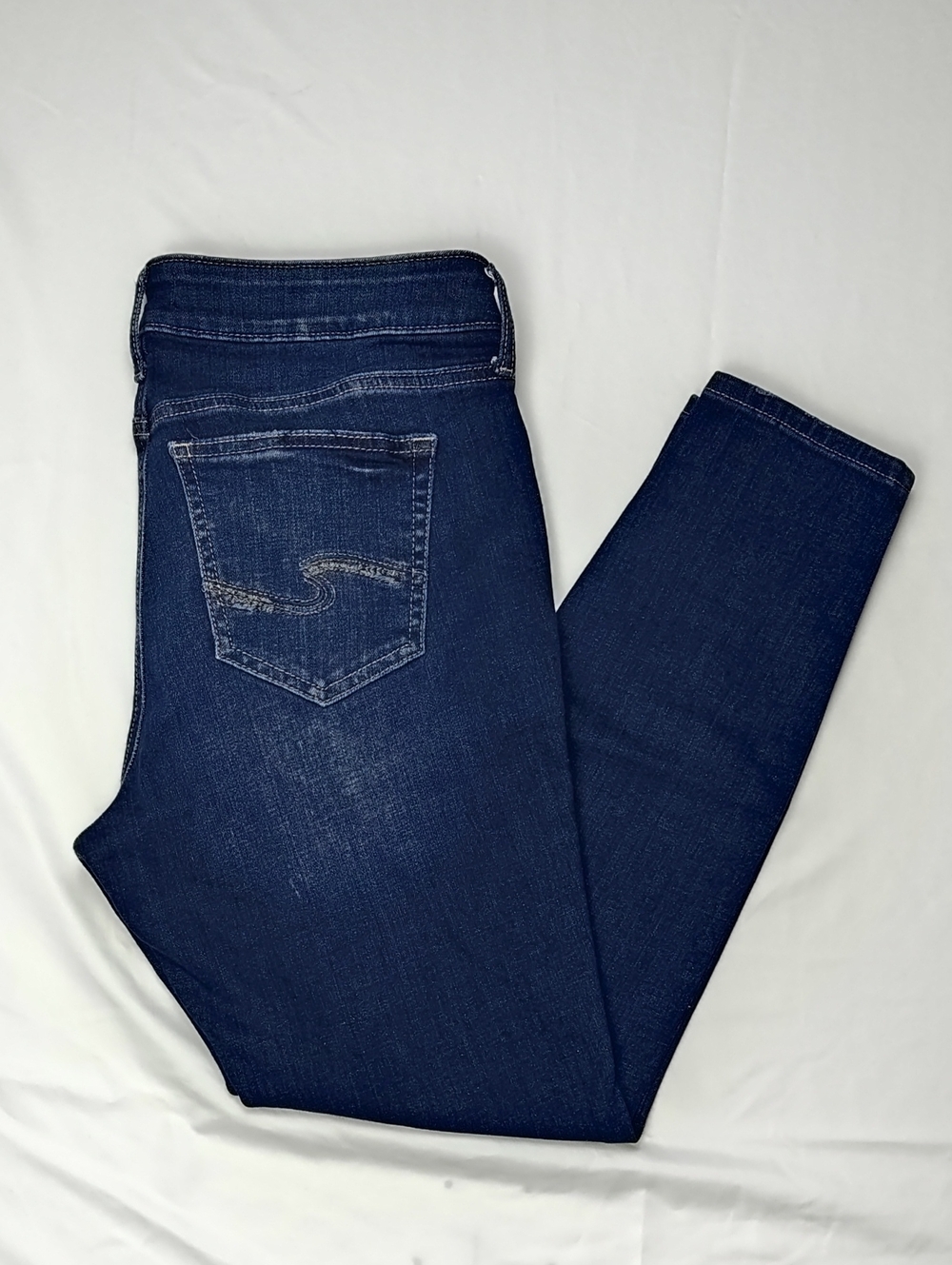 Silver Jeans Dark Indigo Skinny Fit Women's Size 30W/29L